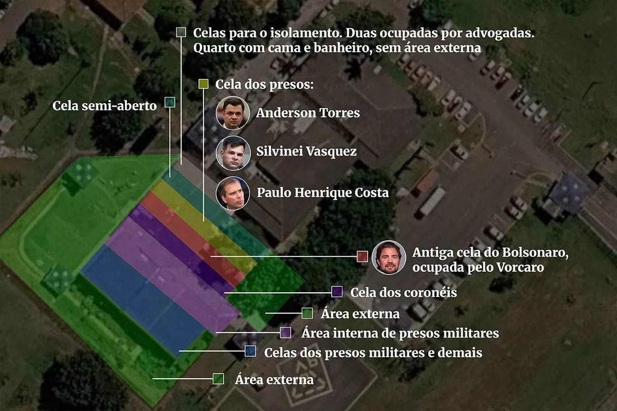 Barreira Estratégica Garante Isolamento de Daniel Vorcaro e Ex-BRB Paulo Henrique Costa na Papudinha do DF: Logística de Celas Reorganizada para Prevenir Contato Direto