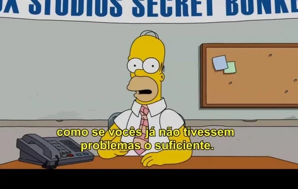 Homer Simpson pede desculpas ao Brasil por falha em episódio ao vivo