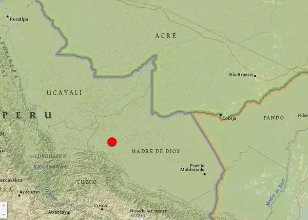 Terremoto no Peru é sentido em ao menos sete cidades do Acre e de Rondônia