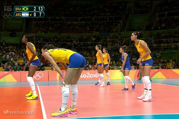 Brasil vence Argentina por 3×0 na primeira fase do torneio de vôlei feminino