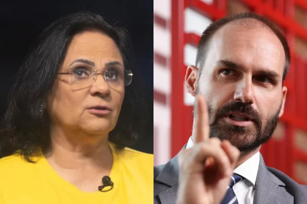 Eduardo endossa post ironizando saída de Damares da campanha de Flávio