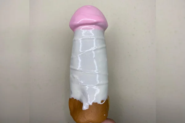 Crepe em formato de pênis