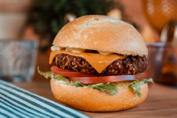 Hambúrguer vegetariano do Madero