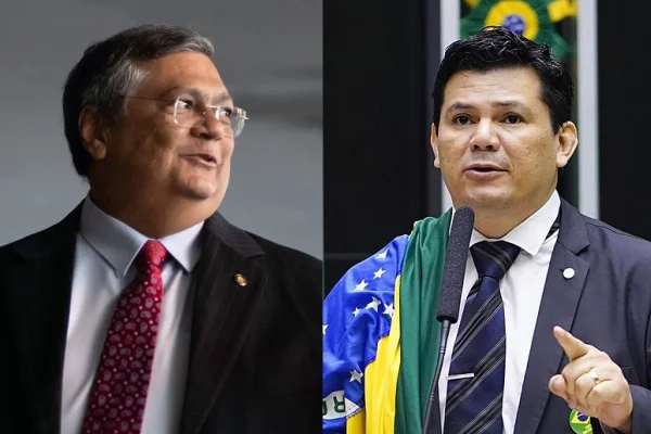 Flávio Dino e o deputado Gilvan da Federal