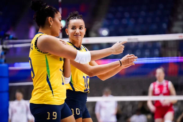 Foto colorida de Gabi da Seleção Brasileira de Vôlei - Metrópoles