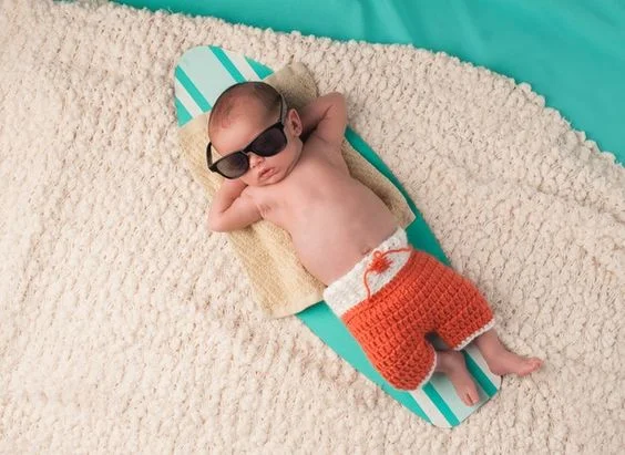 Bebê no verão