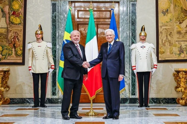 Lula e Sergio Matarella