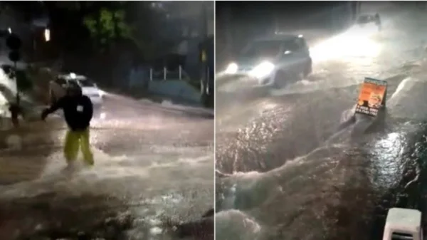 Tempestades voltam a castigar BH, provocam alagamentos e causam transtorno a moradores