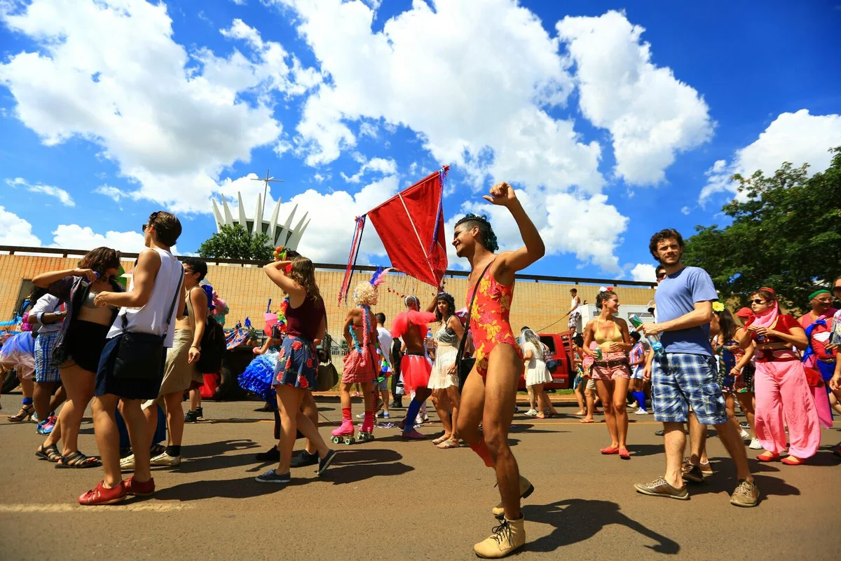 Foliões tomam as ruas de Brasília no segundo dia de carnaval - imagem 11 Foliões tomam as ruas de Brasília no segundo dia de carnaval - imagem 11