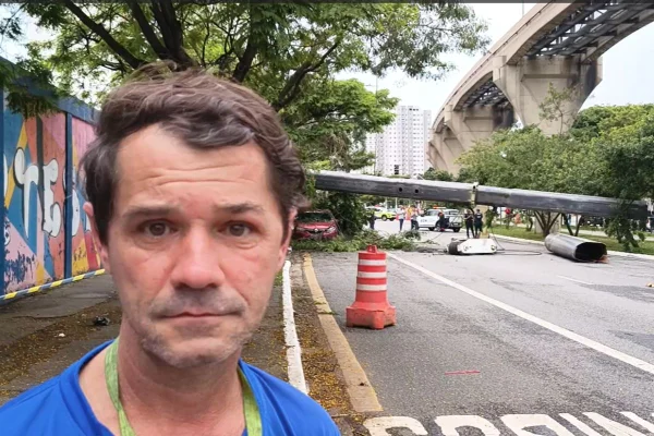 “Livramento”: motorista escapa por pouco de queda de guindaste em SP