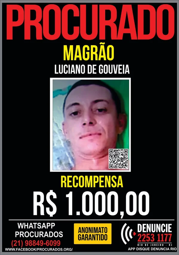 Portal dos Procurados oferece recompensa por homem que matou namorada