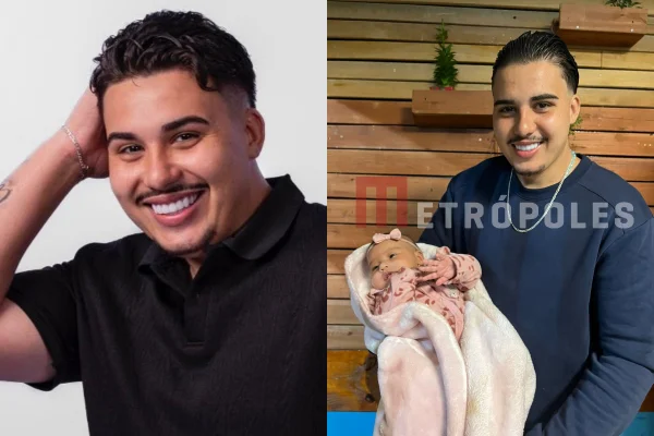 Ex-BBB Pedro conhece a filha após deixar clínica psiquiátrica