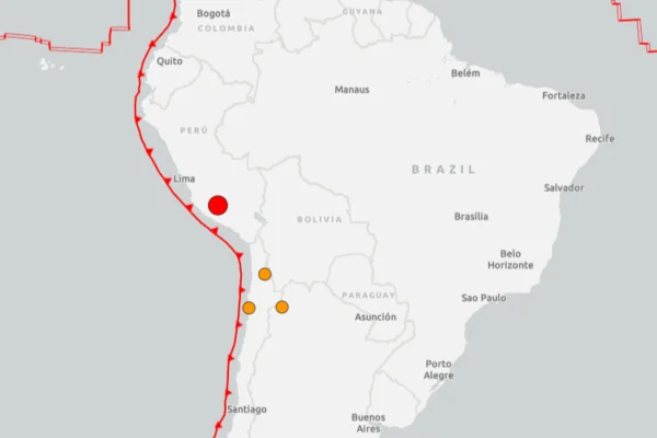 Terremoto atinge o Peru