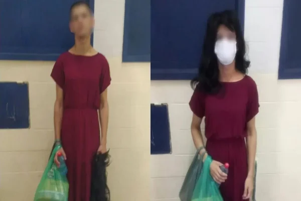 Vestido e peruca: preso tenta fugir da cadeia disfarçado de mulher