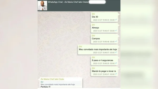 “Evita falar nome, até o meu”, alertou Vorcaro a chef de almoço para Moraes - destaque galeria