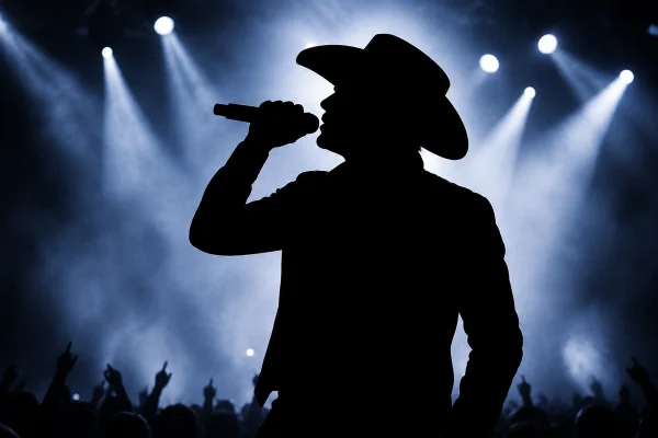silhueta de cantor sertanejo - Metrópoles