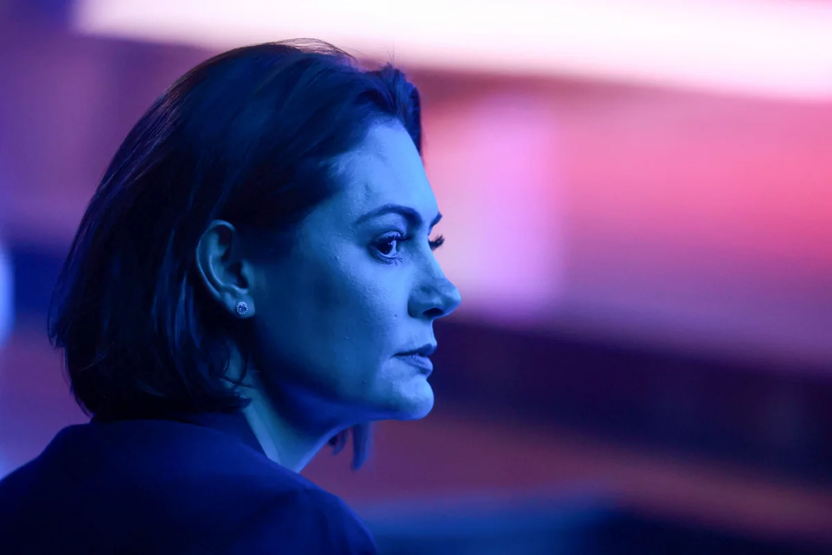 A ex-priemeira-dama Michelle Bolsonaro A ex-priemeira-dama Michelle Bolsonaro