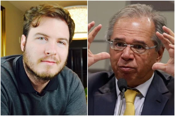 Thiago Nigra Paulo Guedes montagem