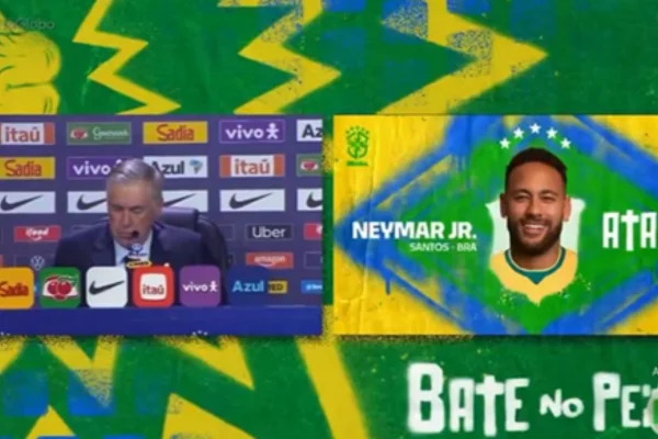 Carlo Ancelloti confirmou nome de Neymar na Seleção Brasileira