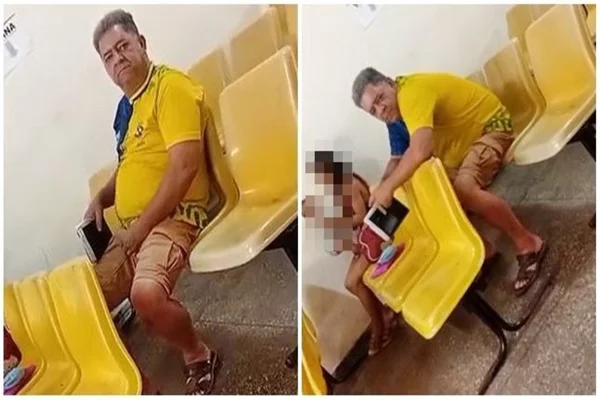 Vídeo: homem é flagrado se masturbando em fila de vacinação em UBS