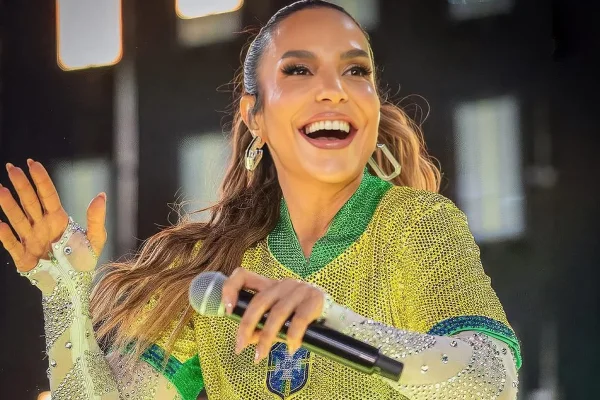 Ivete leiloa camisa da Seleção Brasileira em prol de ações sociais - Metrópoles
