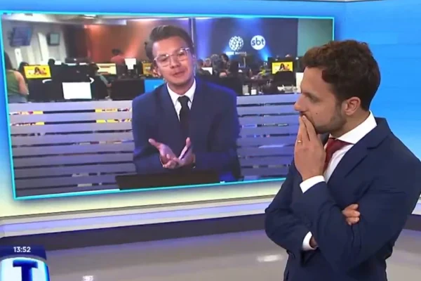 Bruno Previdi durante jornal Tribuna da Massa