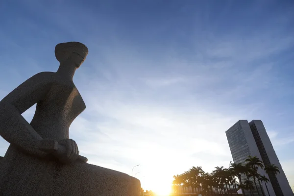 Estatua A Justica no Supremo tribunal Federal STF proximo ao Congresso Nacional - Metrópoles