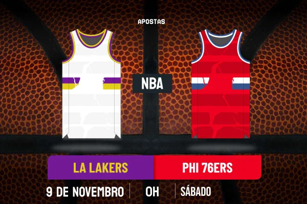 Palpite Los Angeles Lakers x Philadelphia 76ers - APOSTAS