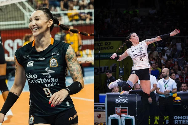 Foto colorida de Tiffany, primeira trans campeã da Superliga de Vôlei - Metrópoles