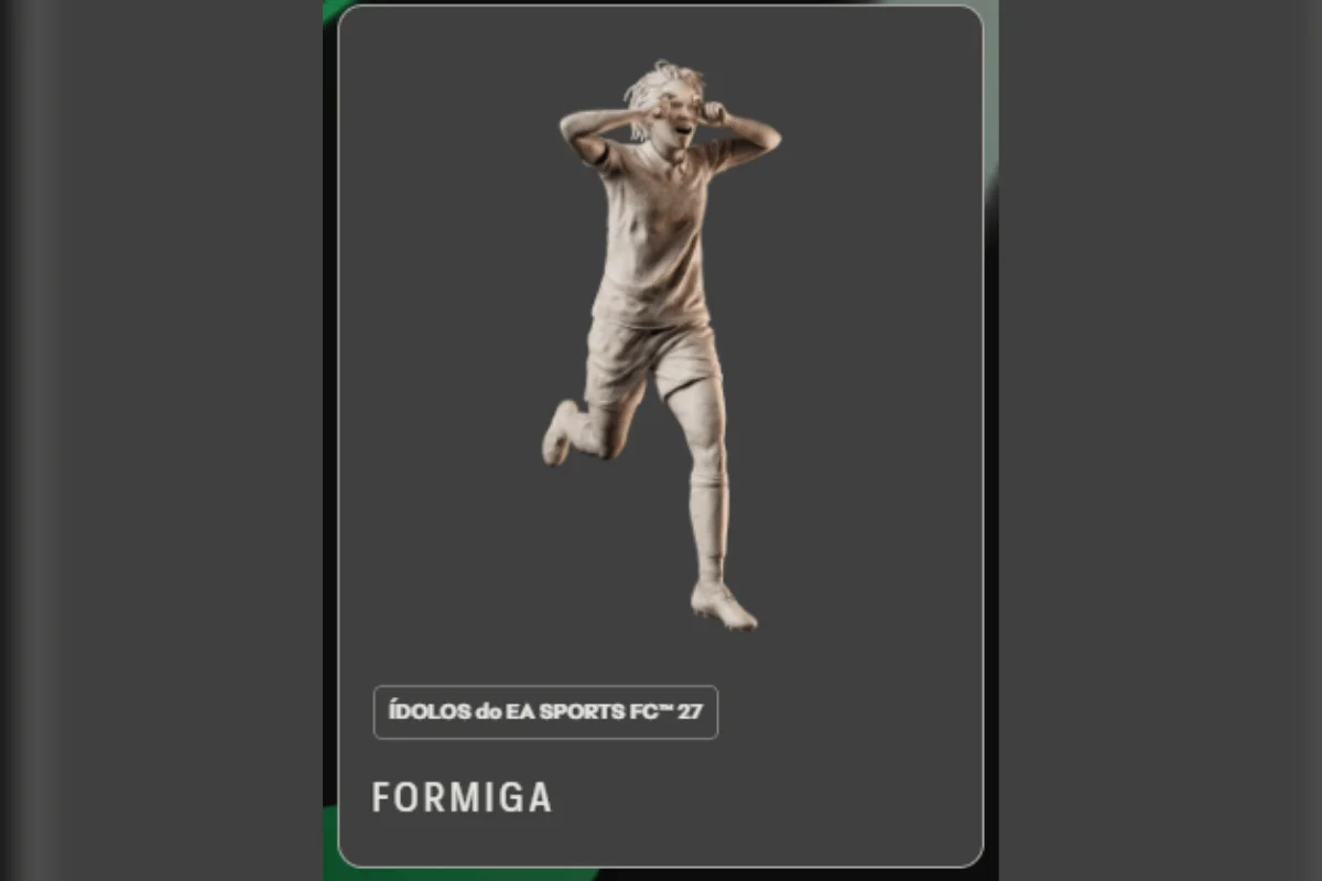 Formiga se tornou uma carta icon no jogo EAFC Formiga se tornou uma carta icon no jogo EAFC