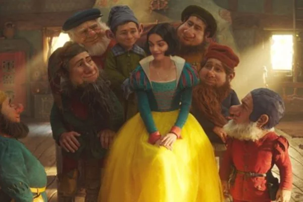 Cena do filme Branca de Neve