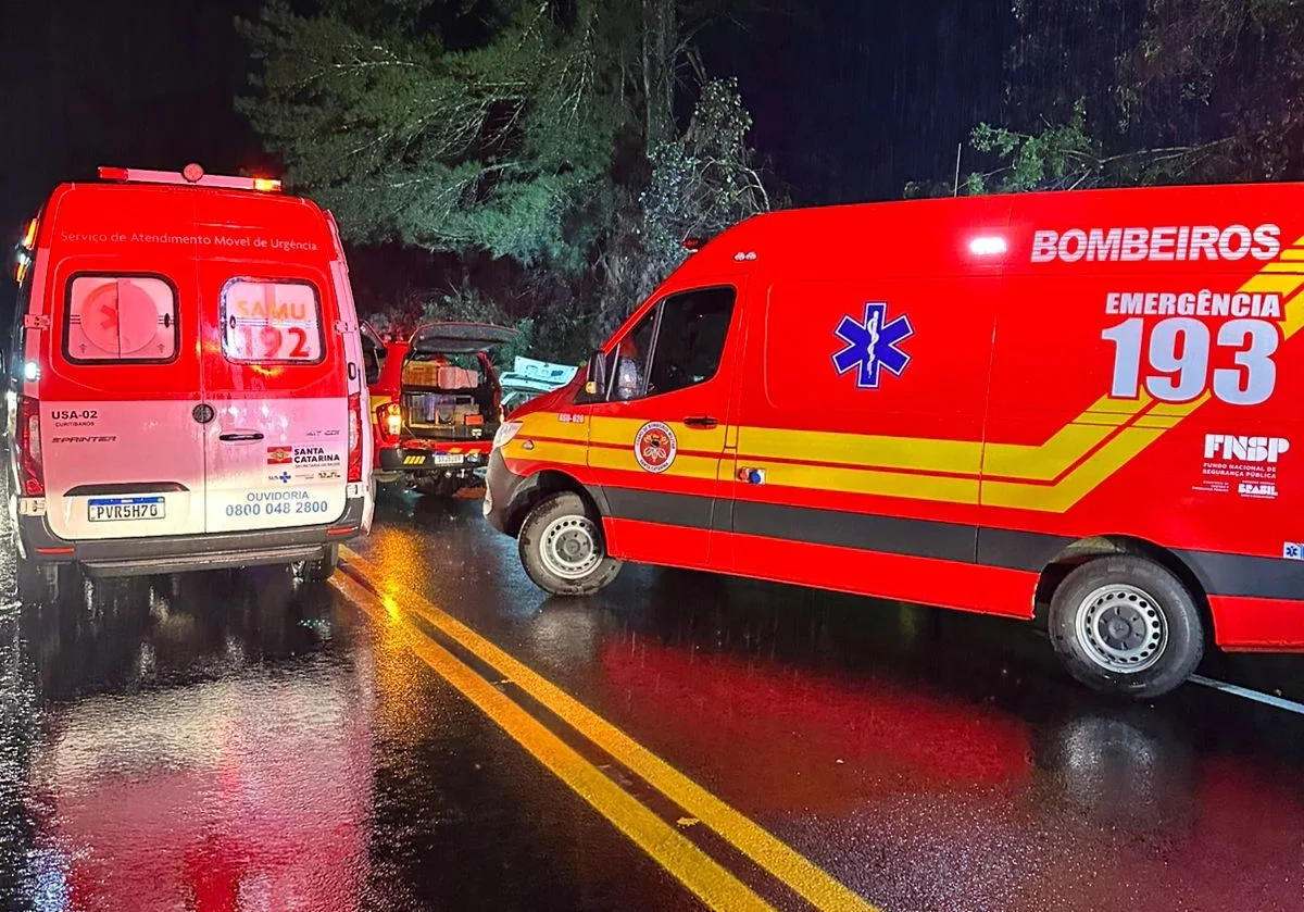 Acidente em Brunópolis Acidente em Brunópolis