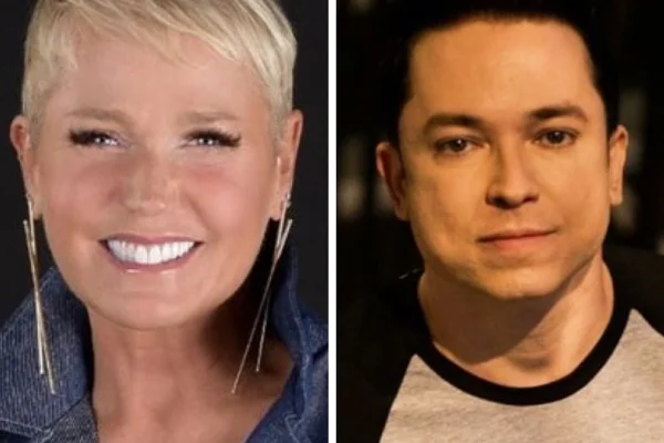 Montagem feita a partir de fotos das redes sociais de Xuxa e do pastor Lucinho Barreto - Metrópoles