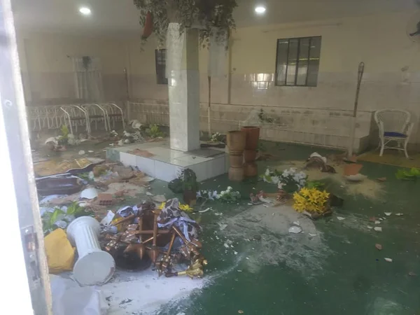 Terreiro de candomblé é depredado em Caxias, no estado do Rio