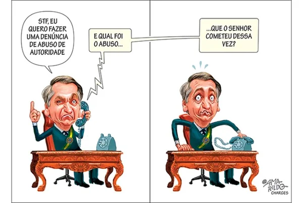 Charge do Amarildo