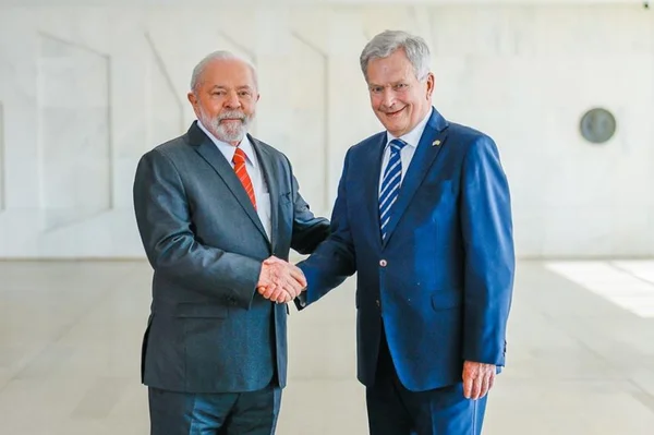 Lula e presidente da Finlândia