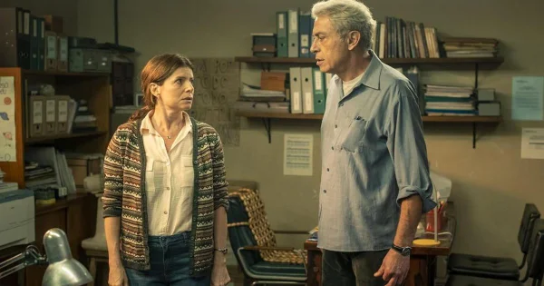 Lucia (Debora Bloch) e Jaci (Paulo Gorgulho) em Segunda Chamada