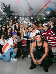 Bastidores da festa de despedida de Vini Jr