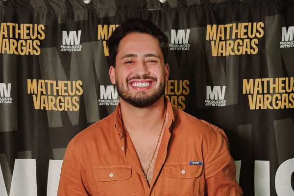 O cantor Matheus Vargas