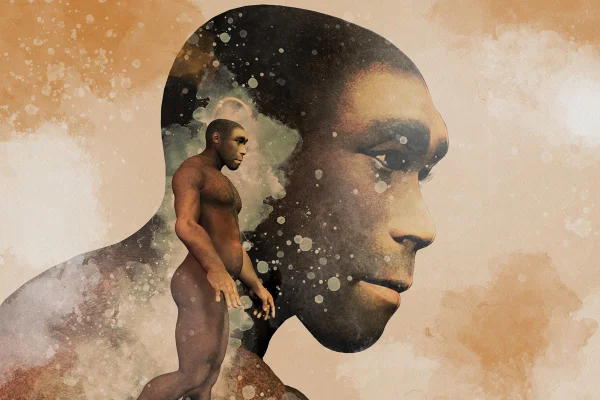 Ilustração da espécie neandertal - Metrópoles