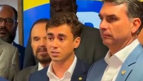 Nikolas e Flávio Bolsonaro “unidos” pelo ódio