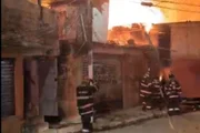Incêndio em moradias na comunidade de Paraisópolis, zona sul de São Paulo Incêndio em moradias na comunidade de Paraisópolis, zona sul de São Paulo