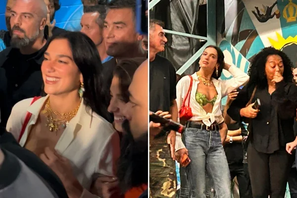 Dua Lipa em samba na Unidos de Vla Isabel