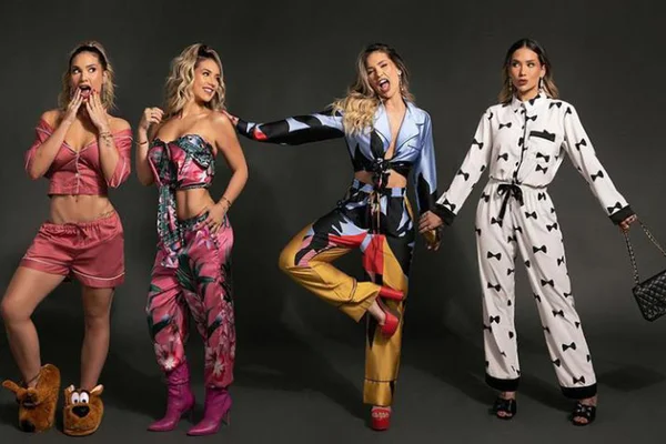 Virgínia Fonseca de pijama