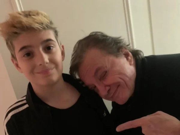 Fábio Junior e filho caçula