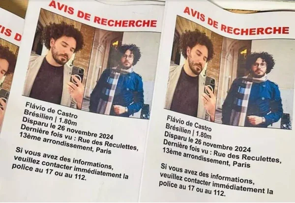 PF não encontra pistas em bagagem de brasileiro desaparecido na França