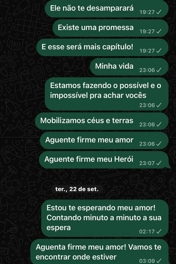 Viúva de Bruno Avelar revela últimas mensagens enviadas ao marido - destaque galeria