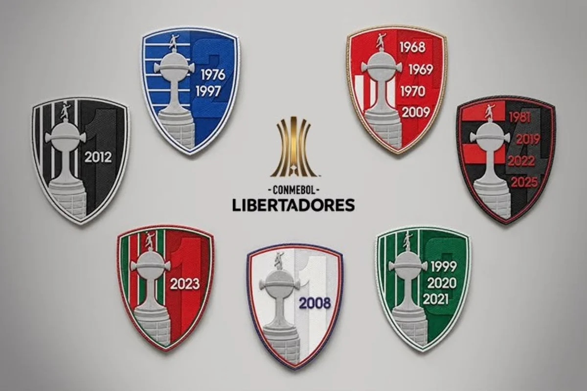 Conmebol cria novo patch personalizado para campeões da Libertadores - imagem 2 Conmebol cria novo patch personalizado para campeões da Libertadores - imagem 2