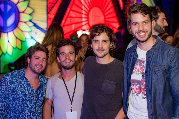 Andre Moura, Cássio Crispim, Rafael François e Lucas Hamu Andre Moura, Cássio Crispim, Rafael François e Lucas Hamu