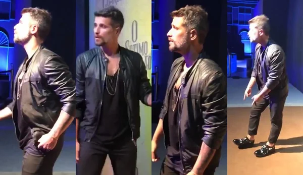 Bruno Gagliasso “discute” com fotógrafos e exige Gio Ewbank em fotos